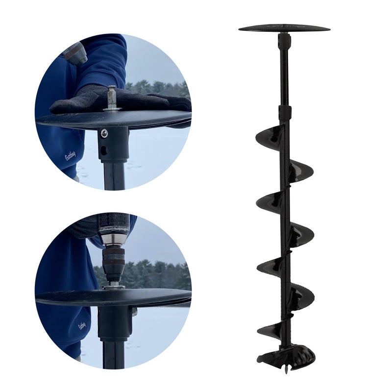 Deep Freeze محول مثقاب EZ Ice - مثقاب مسدس/K-Drill/Lite-Flite - محول مثقاب كهربائي - محول مثقاب سريع الاتصال - مثقاب صيد السمك على الجليد - ملحقات مثقاب لاسلكي - Image 2